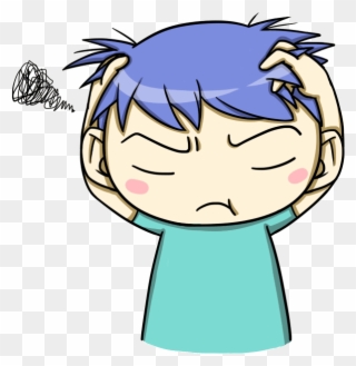 Animation Clipart Stress - Anime Gif Stress Transparent - Png Download