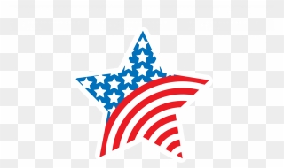 American Star Clipart United States Of America Clip - American Star Transparent - Png Download