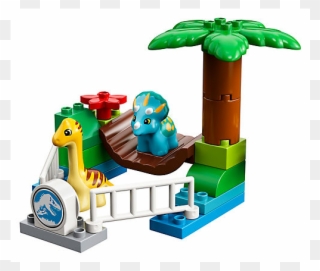 Lego 10879 Duplo Minizoo Łagodne Olbrzymy Klocki - Duplo Jurassic World Clipart