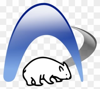 Arch Wombat - Arch Linux Old Logo Clipart