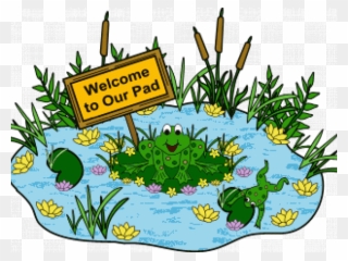 Pond Clipart Animal Community - Back To School Bulletin Boards - Png Download