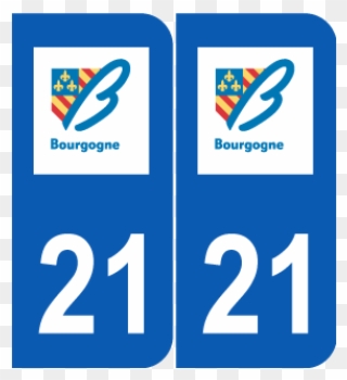 Stickers Plaque D U00e9partement 21 Cote D Or Bourgogne - Sticker Clipart