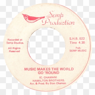 Hamilton Brothers Music Makes The World Go Round - Circle Clipart