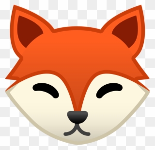 Fox Face Icon - Zorro Emoji Clipart