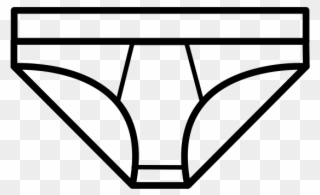 Underwear Rubber Stamp - Undergarment Clipart
