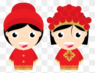 Vector Image Chinese Wedding Clipart
