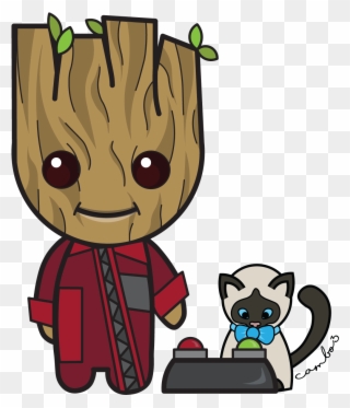 Baby Groot - Cartoon Clipart