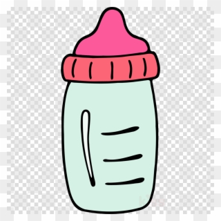 Baby Bottle Clip Art Clipart Baby Food Milk Baby Bottles - Kim Kardashian Clipart - Png Download