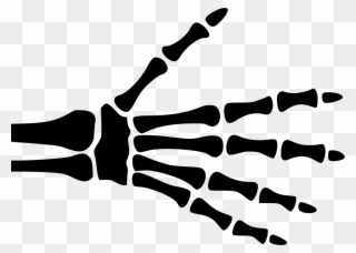 Hand Skeleton Comments - Free Skeleton Hand Svg Clipart
