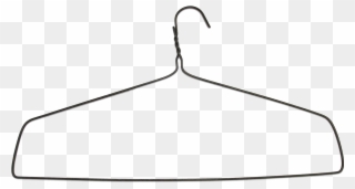 Wire Drapery Hanger - Clothes Hanger Clipart