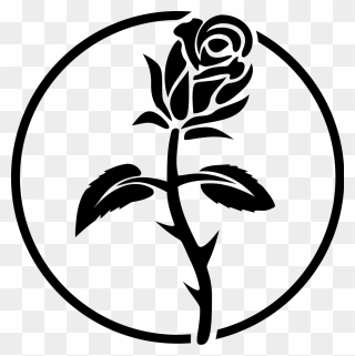 Barracuda Vector Tattoo - Black Rose Anarchist Symbol Clipart