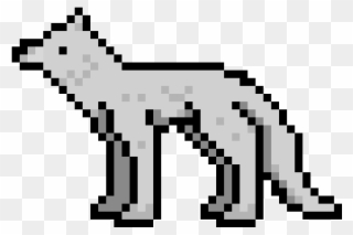 Wolf - Pixel Art Clipart