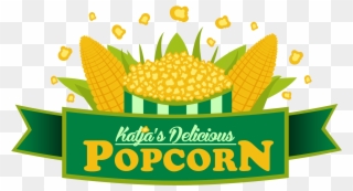 Katjas Delicious Popcorn Logo - Melbourne Clipart