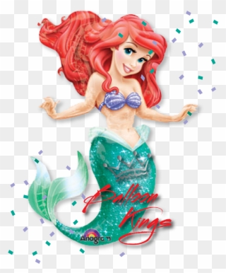 Little Mermaid Ariel Airwalker - Princess Ariel Clipart