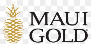 Maui Pineapple Gold Logo Clipart