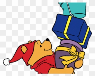 Christmas Winnie The Pooh Cartoon Clipart