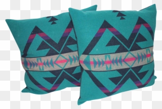 Superior Pair Of Amazing Cayuse Pendleton Indian Blanket - Pendleton Blanket Clipart