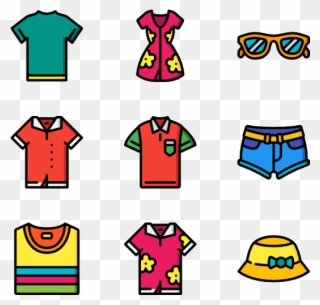 Summer Clothes - Clothing Clipart