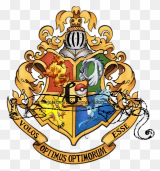 Harry Potter Clipart Hogwarts Crest - Hogwarts School Logo Png Transparent Png