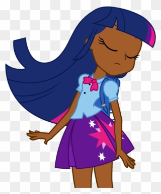 Php50, Dark Skin, Equestria Girls, Racism In The Comments, - Twilight My Little Pony Equestria Girl Clipart