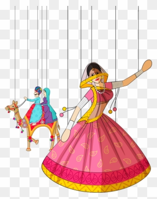 Img - Rajasthani Dance Vector Clipart
