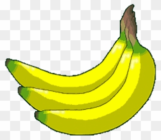 Clipart Banana Mashed Banana - Platanos Gif - Png Download