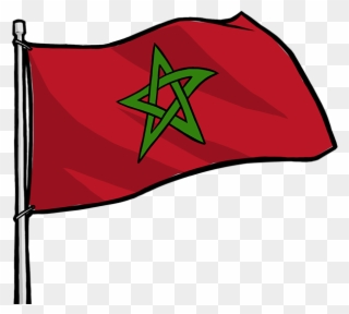 Flag - Flag Of Morocco Clipart