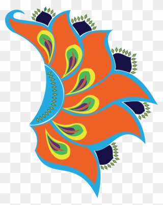 Png Coloured - Peacock Diwali Clipart Transparent Png