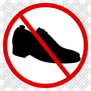 No Shoes Allowed Clip Art - Png Download