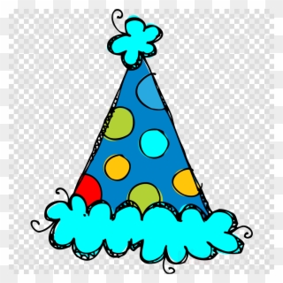 Free Clip Art Birthday Hat Clipart Party Hat Clip Art - Happy Birthday Hat Blue And Yellow - Png Download