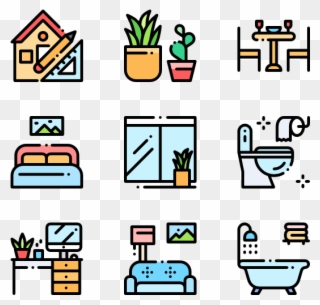Home Decoration - Village Icon Png Clipart