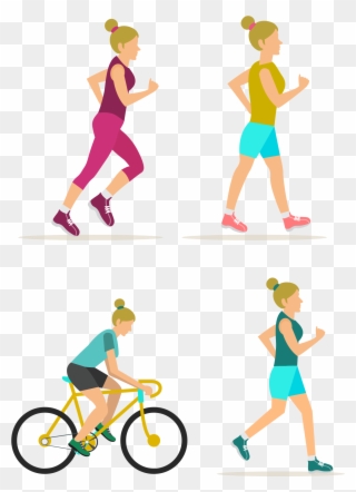 Physical Fitness Centre Icon Woman Transprent Png - Exercise Woman Icon Clipart