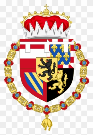 Coat Of Arms Of Charles V, Holy Roman Emperor As Heir - Family Crest Royal Coat Of Arms Clipart