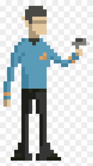 Mr - Death - Star Trek Pixel Art Clipart