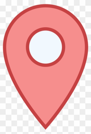 Pointer Clipart Google Map - Address Icon Blue - Png Download