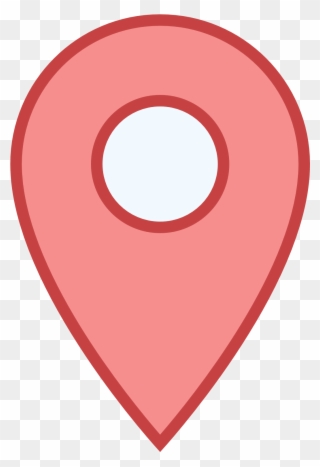 Pointer Clipart Google Map - Address Icon Blue - Png Download