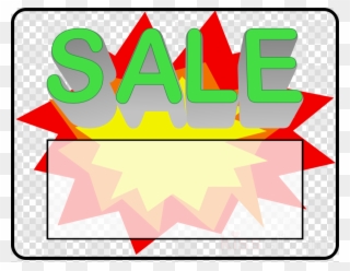 Sale Sign Clipart Sales Garage Sale Clip Art - Sales - Png Download