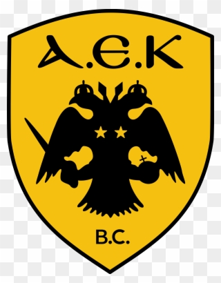 Aek Athens Basketball Logo Clipart