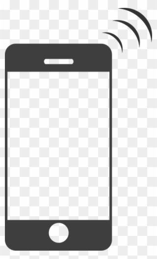 Cell Phone Vector - Clip Art Iphone - Png Download