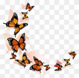 Good Morning Clipart Butterfly - Butterflies Graphics - Png Download