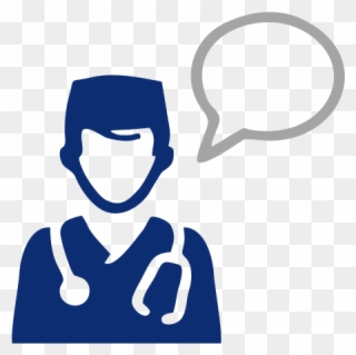 Online Consultation - Doctor Icon Png Gray Clipart