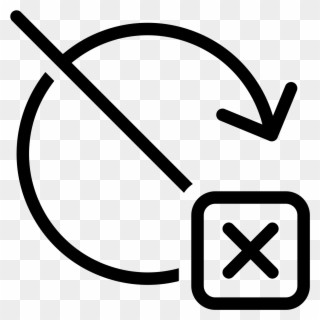 Exit Without Update Icon - Icon Clipart