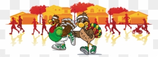 Georgetown Running Club - Turkey Trot Clipart