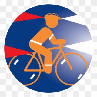 Wear A Helmet And Use Lights - Bicycle Clipart
