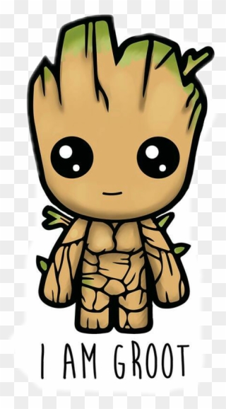 Report Abuse - Am Groot Cute Baby Groot Guardians Clipart
