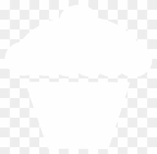 Cupcake Icon White Png Clipart