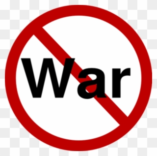 No War Or Bank Wars - Circle With A Line Through Clipart