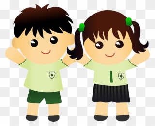 School Children Clipart Cliparts And Others Art Inspiration - School Uniform Clipart Png Transparent Png
