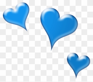Hearts A Image - Clip Art Blue Hearts - Png Download