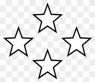 Star Black And White White Stars Free Download Clip - Star Clipart - Png Download